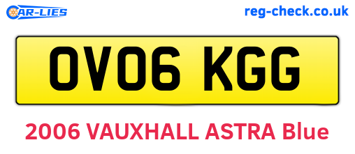 OV06KGG are the vehicle registration plates.