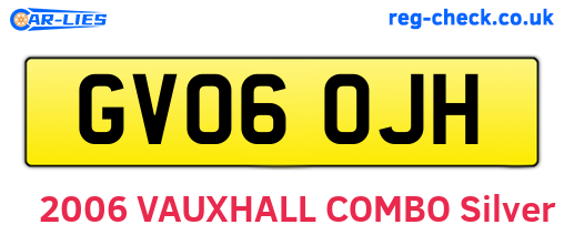 GV06OJH are the vehicle registration plates.