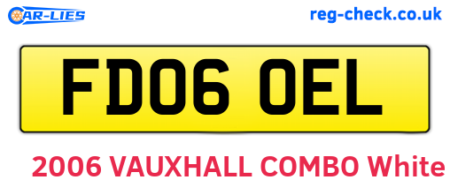 FD06OEL are the vehicle registration plates.