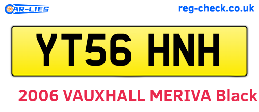 YT56HNH are the vehicle registration plates.