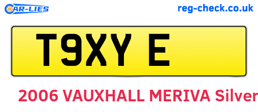 T9XYE are the vehicle registration plates.