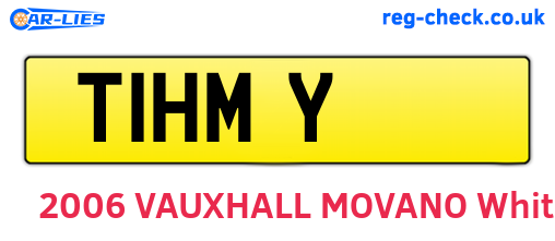 T1HMY are the vehicle registration plates.