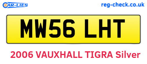 MW56LHT are the vehicle registration plates.
