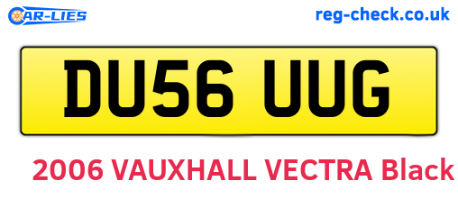 DU56UUG are the vehicle registration plates.