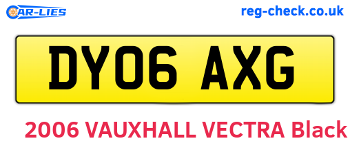DY06AXG are the vehicle registration plates.