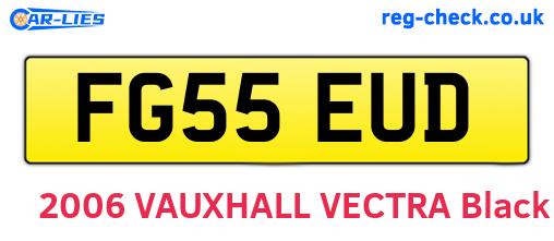 FG55EUD are the vehicle registration plates.