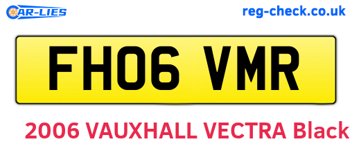 FH06VMR are the vehicle registration plates.