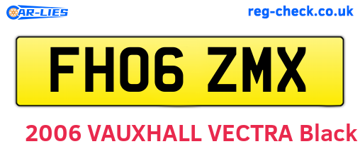 FH06ZMX are the vehicle registration plates.