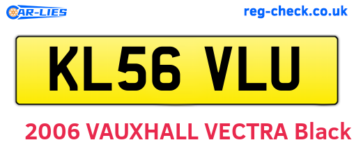 KL56VLU are the vehicle registration plates.