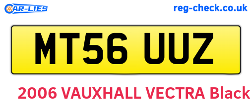 MT56UUZ are the vehicle registration plates.