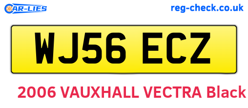 WJ56ECZ are the vehicle registration plates.