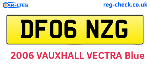 DF06NZG are the vehicle registration plates.