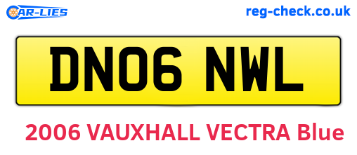 DN06NWL are the vehicle registration plates.