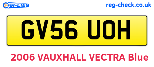 GV56UOH are the vehicle registration plates.
