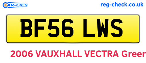 BF56LWS are the vehicle registration plates.
