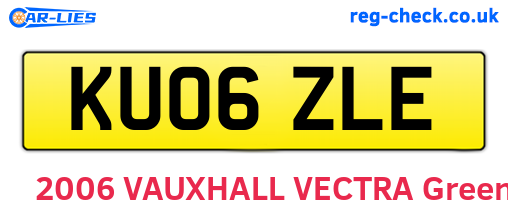KU06ZLE are the vehicle registration plates.