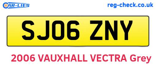 SJ06ZNY are the vehicle registration plates.