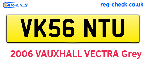 VK56NTU are the vehicle registration plates.