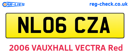 NL06CZA are the vehicle registration plates.