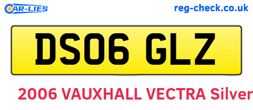 DS06GLZ are the vehicle registration plates.