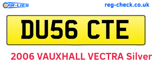 DU56CTE are the vehicle registration plates.