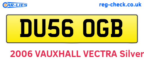 DU56OGB are the vehicle registration plates.