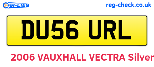 DU56URL are the vehicle registration plates.