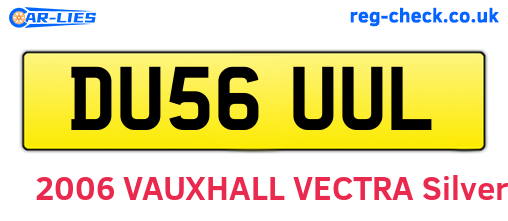 DU56UUL are the vehicle registration plates.