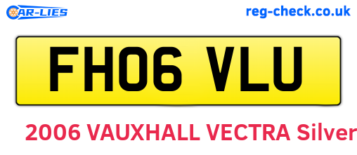 FH06VLU are the vehicle registration plates.