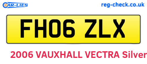 FH06ZLX are the vehicle registration plates.