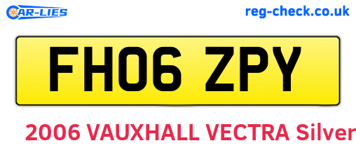 FH06ZPY are the vehicle registration plates.