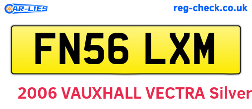 FN56LXM are the vehicle registration plates.