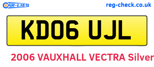 KD06UJL are the vehicle registration plates.