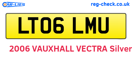 LT06LMU are the vehicle registration plates.