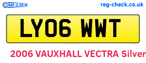 LY06WWT are the vehicle registration plates.