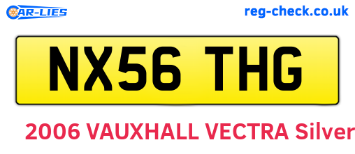 NX56THG are the vehicle registration plates.
