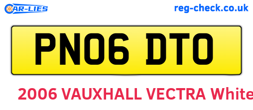 PN06DTO are the vehicle registration plates.
