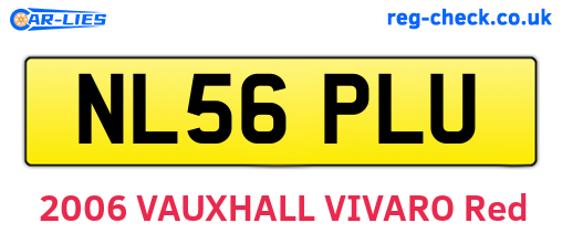 NL56PLU are the vehicle registration plates.