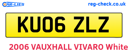 KU06ZLZ are the vehicle registration plates.