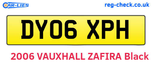 DY06XPH are the vehicle registration plates.