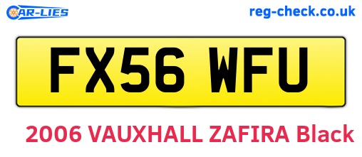 FX56WFU are the vehicle registration plates.