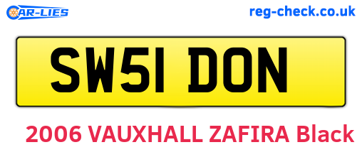 SW51DON are the vehicle registration plates.