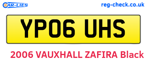 YP06UHS are the vehicle registration plates.