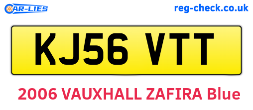 KJ56VTT are the vehicle registration plates.