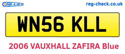 WN56KLL are the vehicle registration plates.