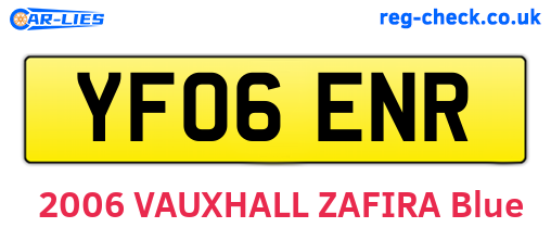 YF06ENR are the vehicle registration plates.