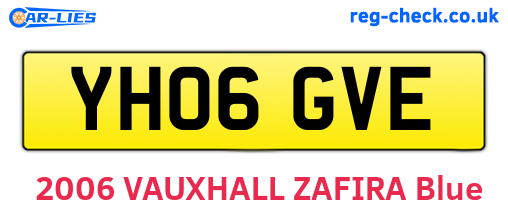 YH06GVE are the vehicle registration plates.