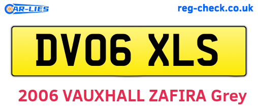 DV06XLS are the vehicle registration plates.