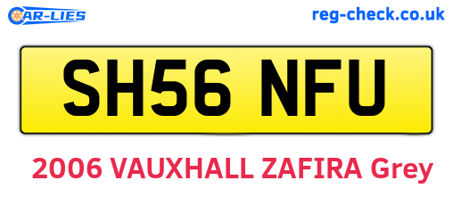 SH56NFU are the vehicle registration plates.