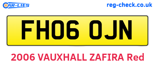 FH06OJN are the vehicle registration plates.